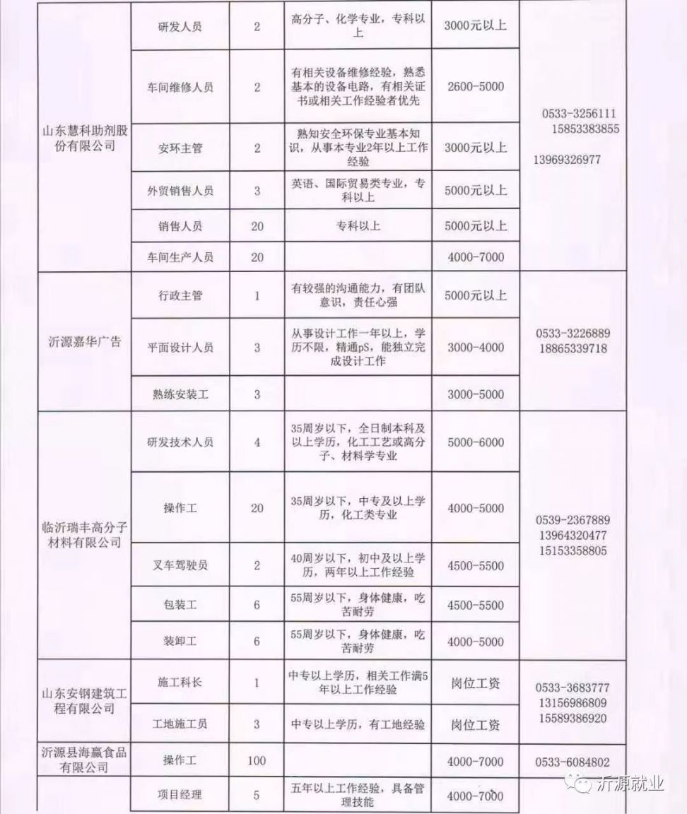 齐河最新招工信息全面解析